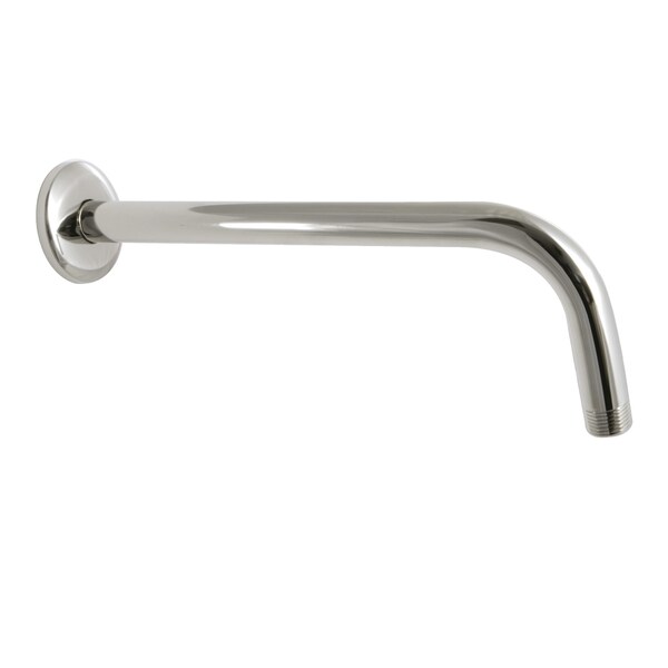 12" Rain Drop Shower Arm, Polished Nickel